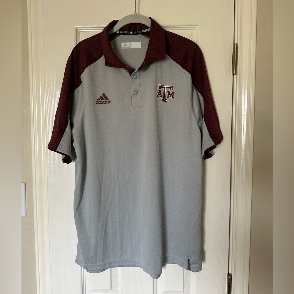 TEXAS A&M collard shirt